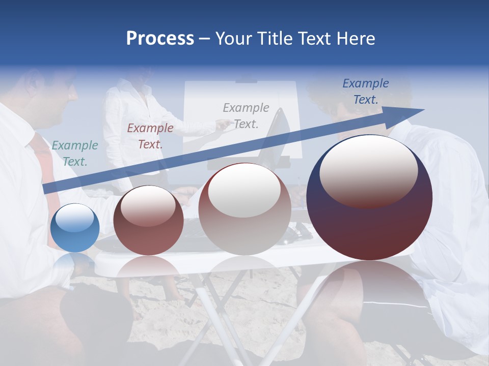 Computer Finance Team PowerPoint Template
