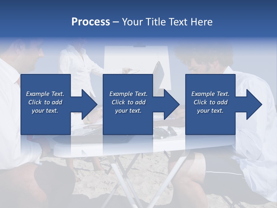Computer Finance Team PowerPoint Template