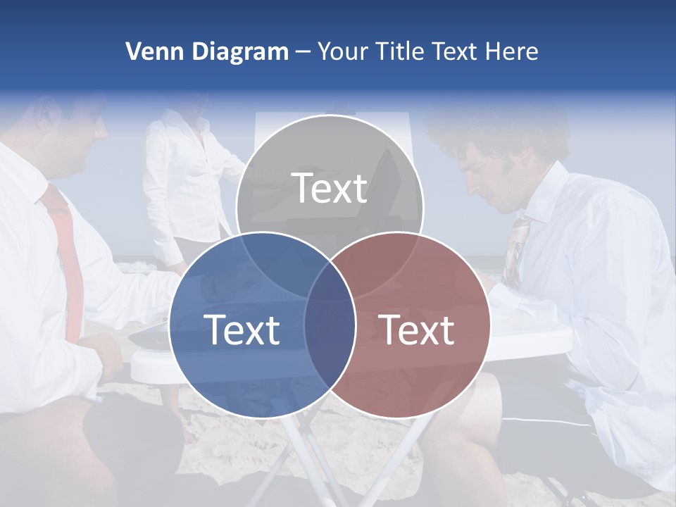 Computer Finance Team PowerPoint Template