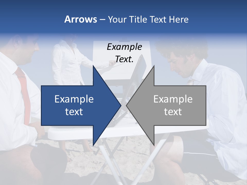 Computer Finance Team PowerPoint Template