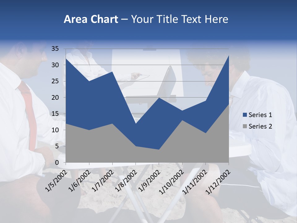 Computer Finance Team PowerPoint Template