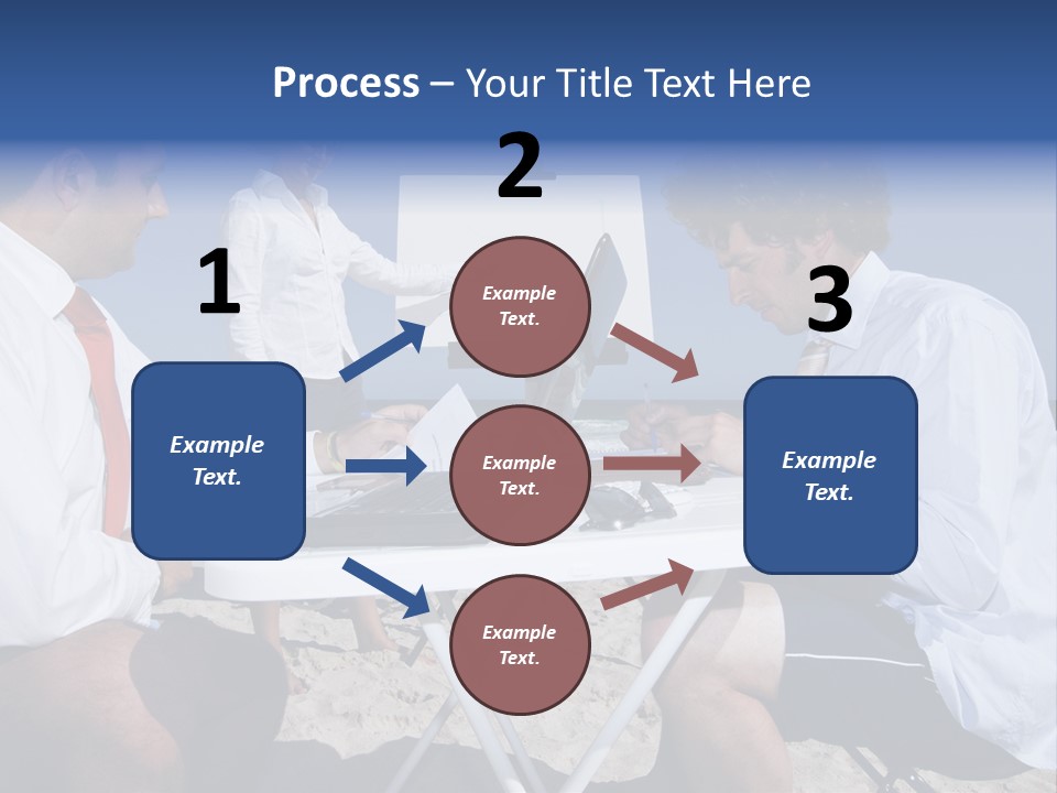Computer Finance Team PowerPoint Template