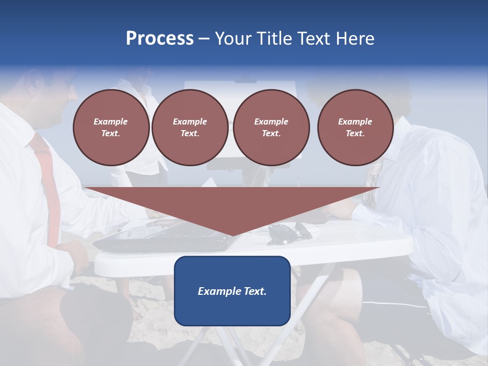 Computer Finance Team PowerPoint Template