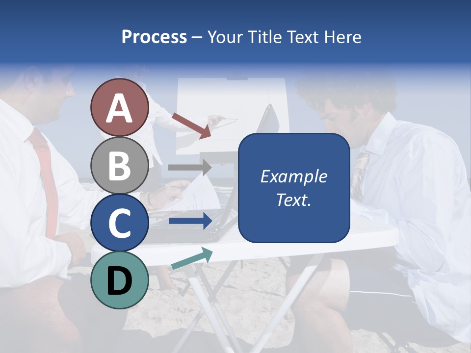 Computer Finance Team PowerPoint Template