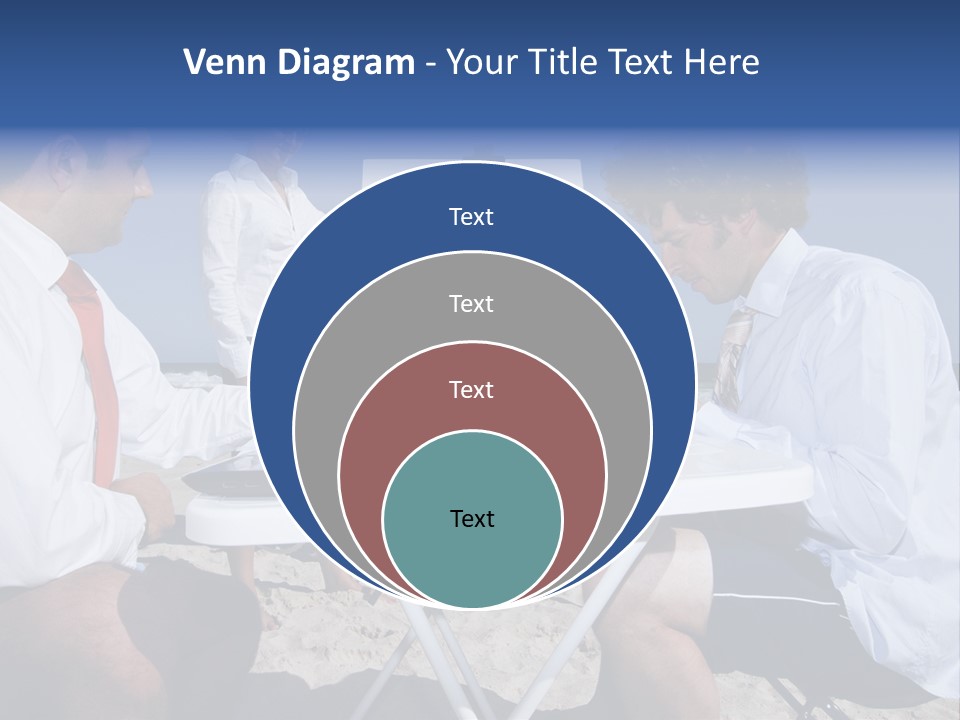 Computer Finance Team PowerPoint Template