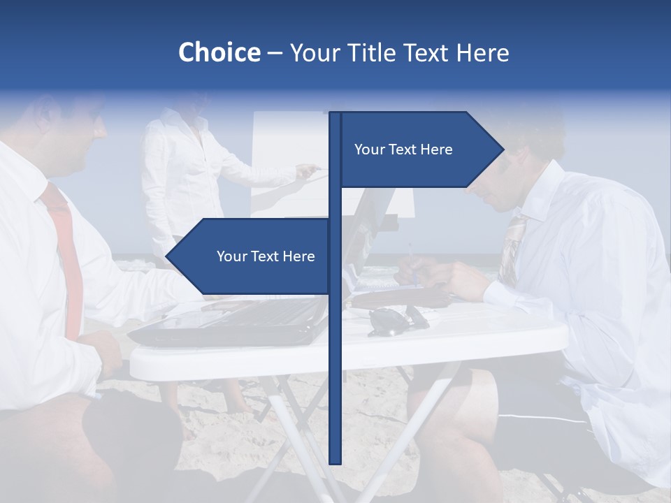 Computer Finance Team PowerPoint Template