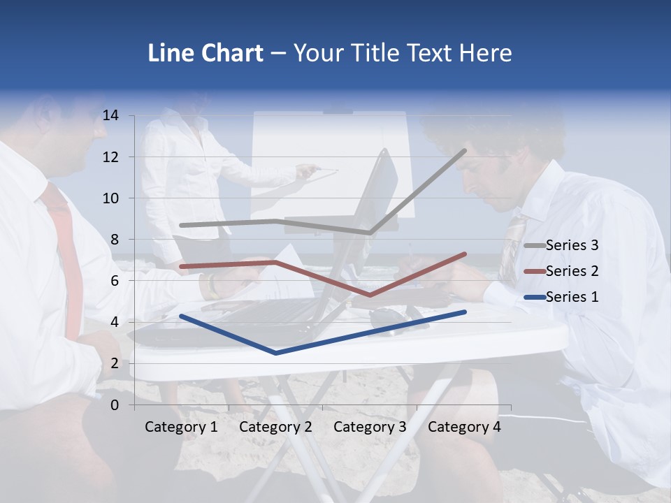 Computer Finance Team PowerPoint Template