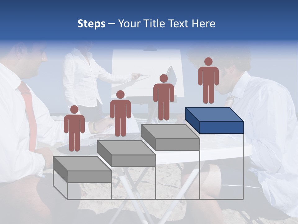 Computer Finance Team PowerPoint Template