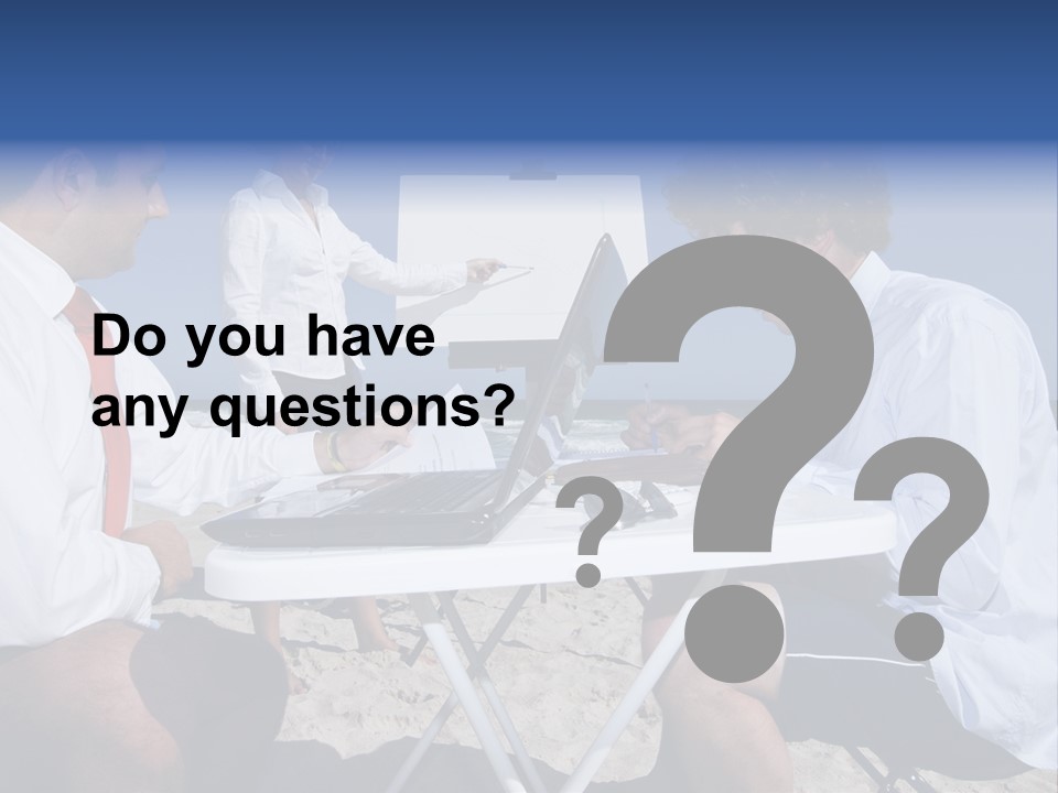 Computer Finance Team PowerPoint Template