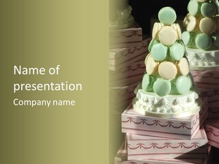 Dessert Sweet Stacked PowerPoint Template