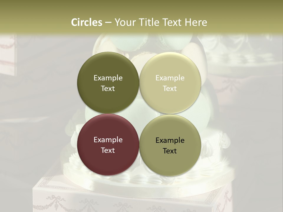 Dessert Sweet Stacked PowerPoint Template