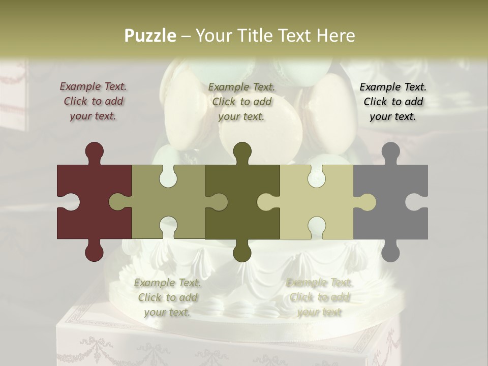 Dessert Sweet Stacked PowerPoint Template