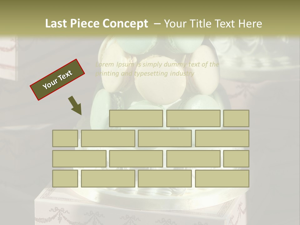 Dessert Sweet Stacked PowerPoint Template