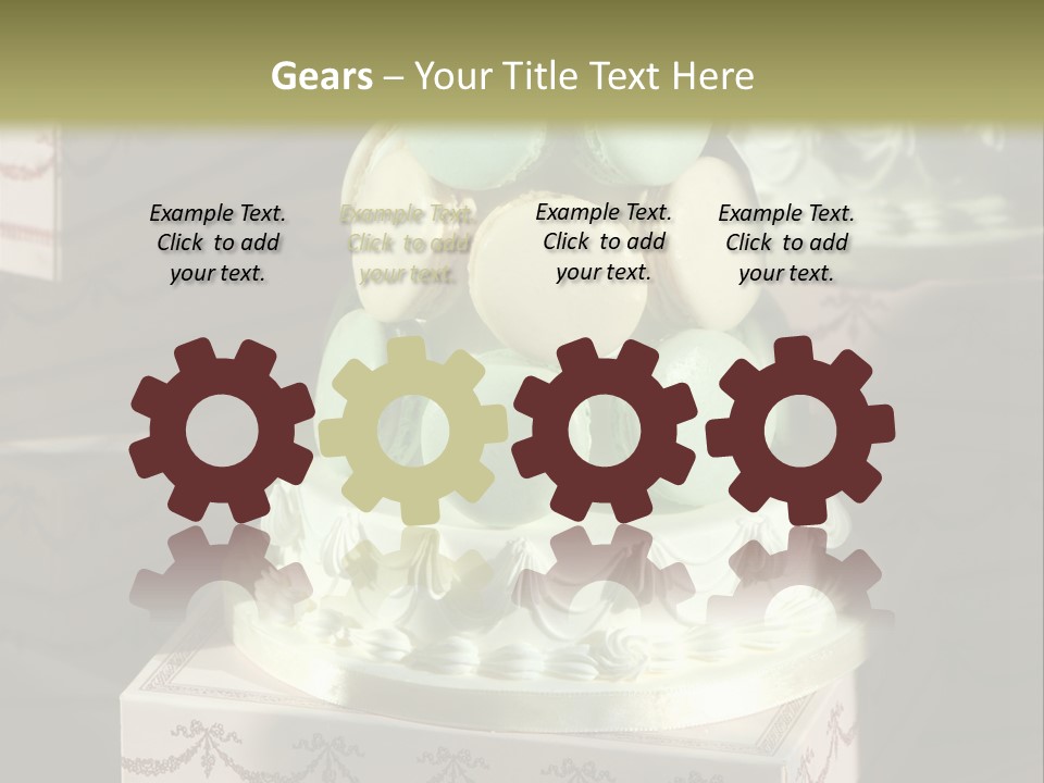 Dessert Sweet Stacked PowerPoint Template