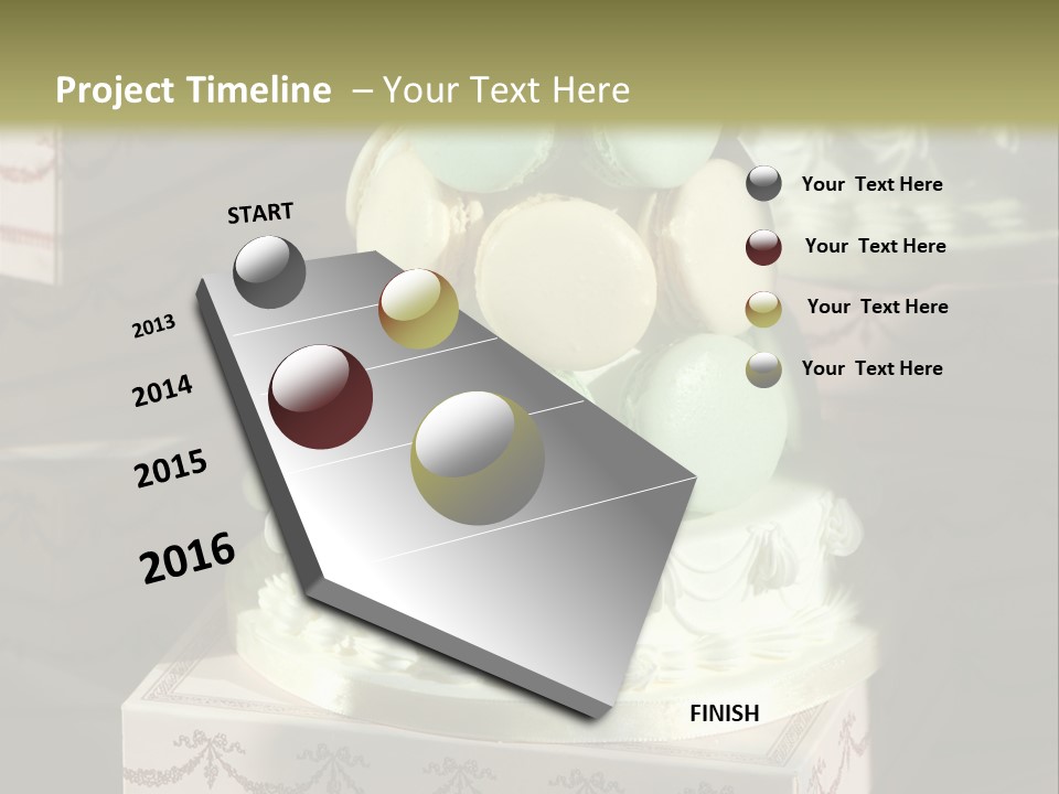 Dessert Sweet Stacked PowerPoint Template