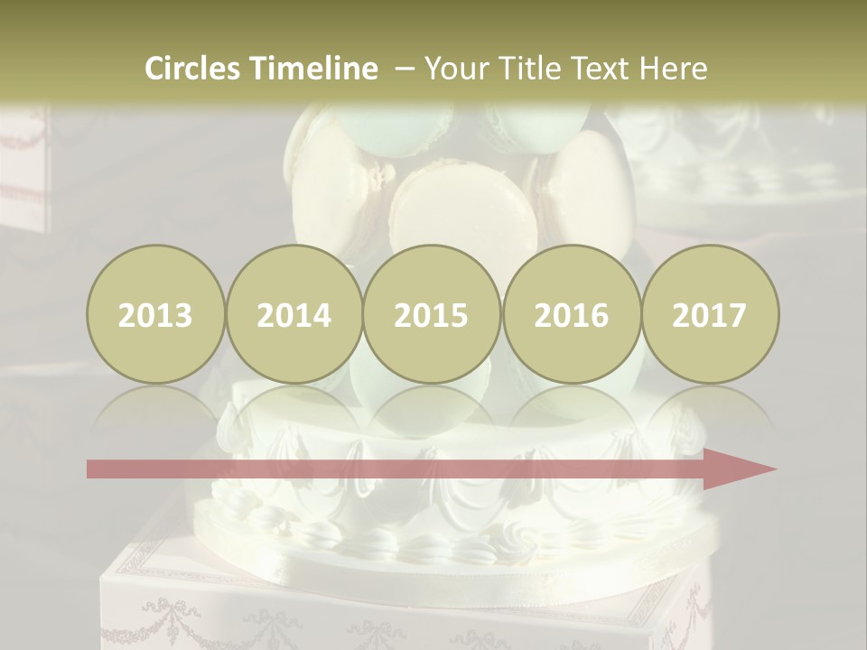 Dessert Sweet Stacked PowerPoint Template