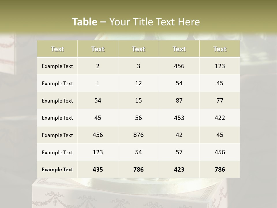 Dessert Sweet Stacked PowerPoint Template