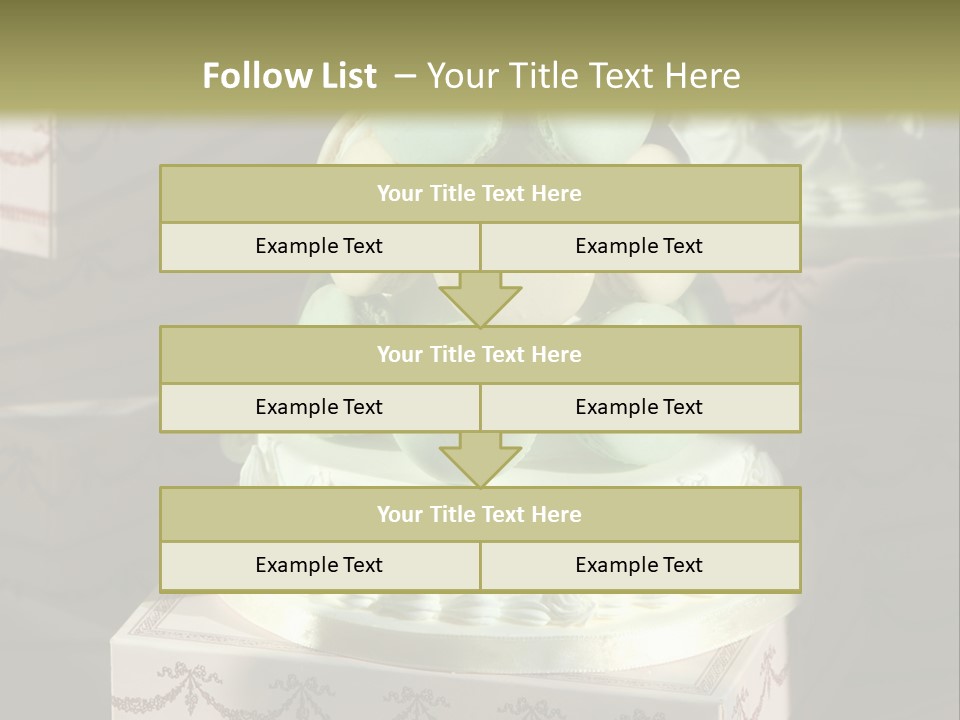 Dessert Sweet Stacked PowerPoint Template