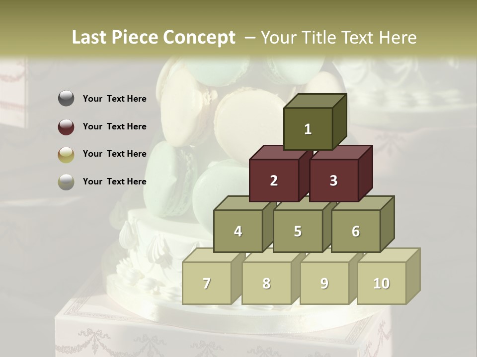 Dessert Sweet Stacked PowerPoint Template