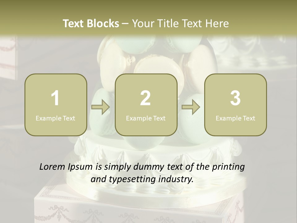 Dessert Sweet Stacked PowerPoint Template