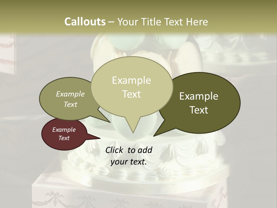 Dessert Sweet Stacked PowerPoint Template