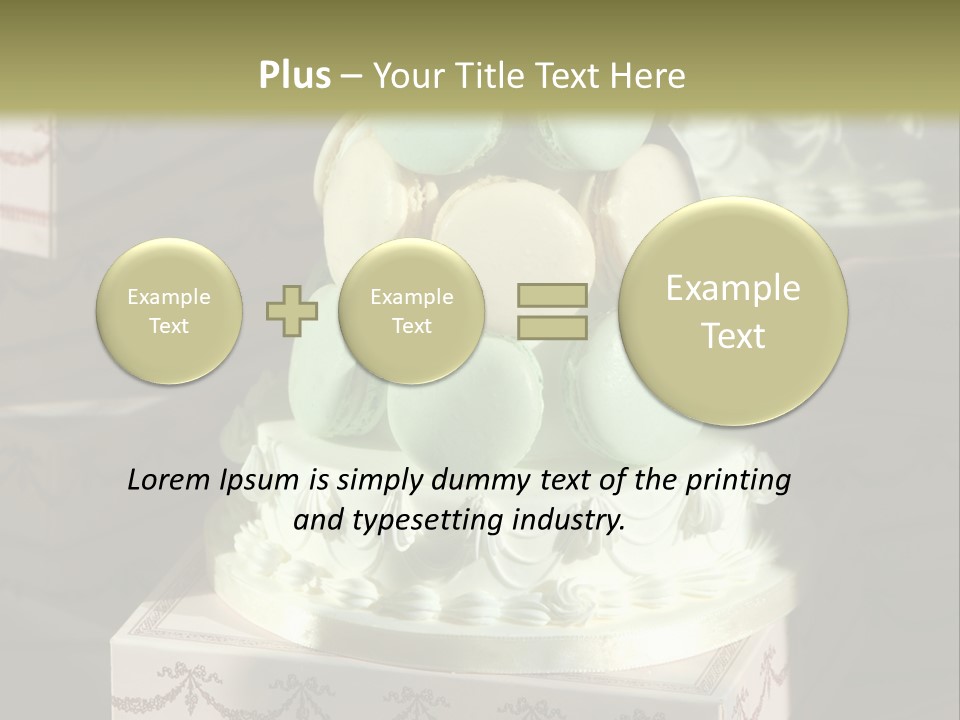 Dessert Sweet Stacked PowerPoint Template