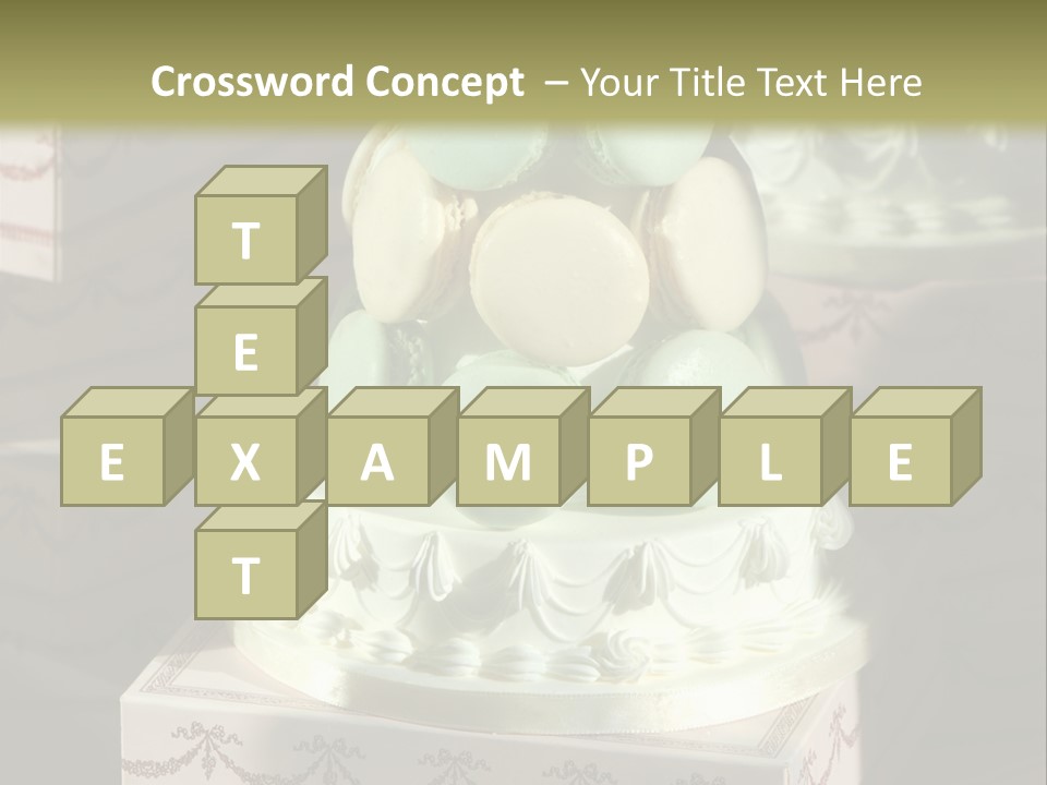 Dessert Sweet Stacked PowerPoint Template