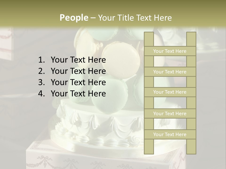 Dessert Sweet Stacked PowerPoint Template