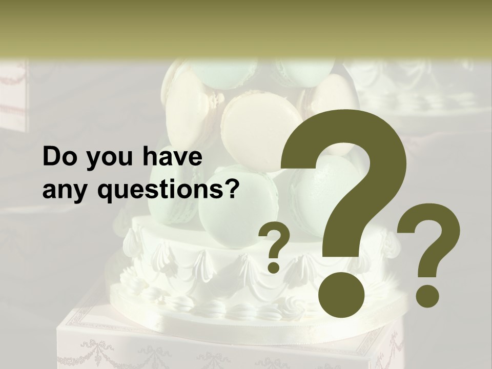 Dessert Sweet Stacked PowerPoint Template