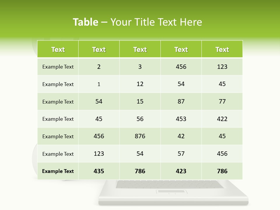 Laptop Puppet Cyborg PowerPoint Template