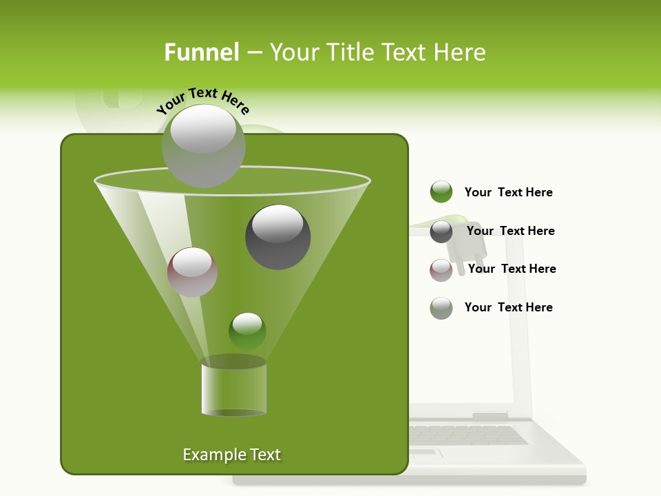 Laptop Puppet Cyborg PowerPoint Template