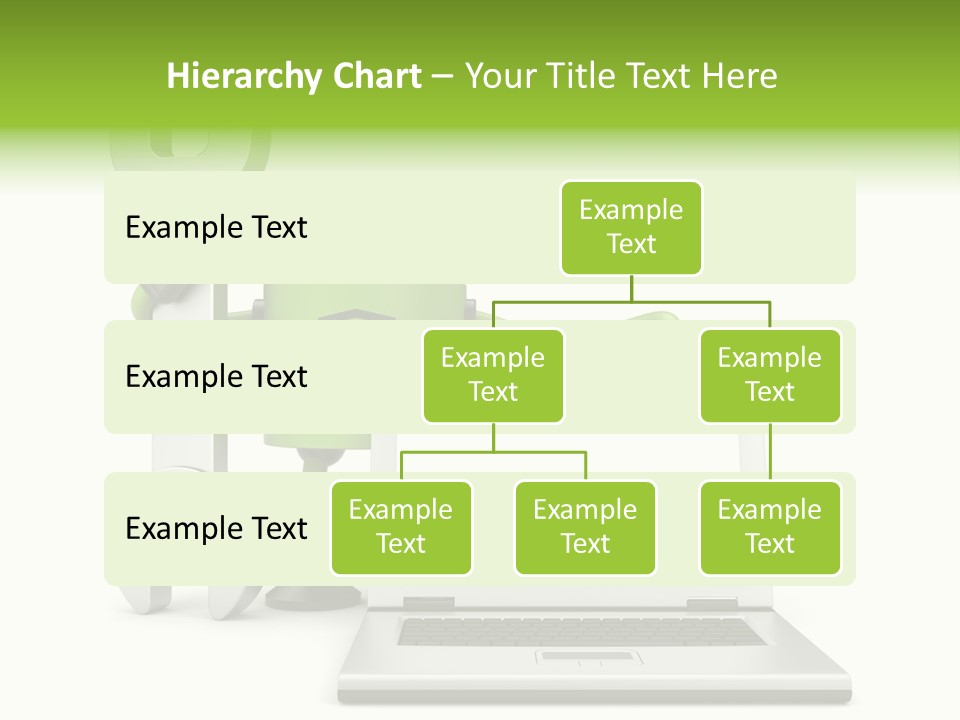 Laptop Puppet Cyborg PowerPoint Template