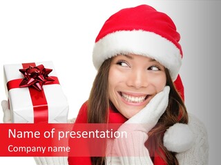 Claus Looking Excited PowerPoint Template