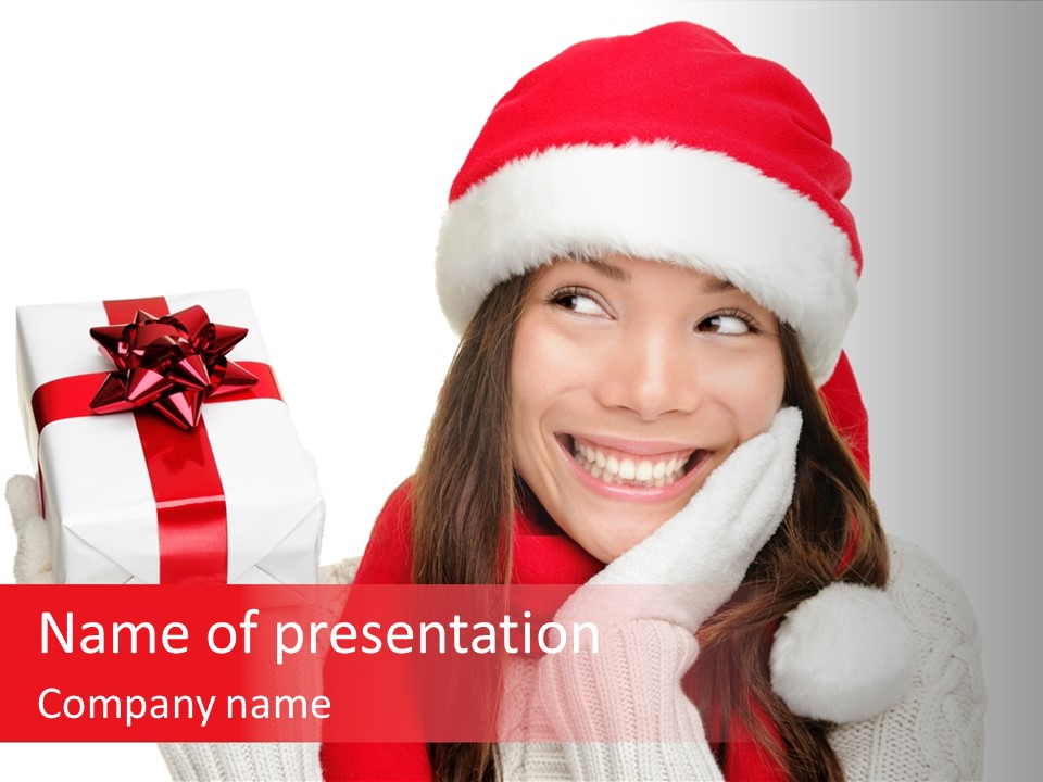 Claus Looking Excited PowerPoint Template