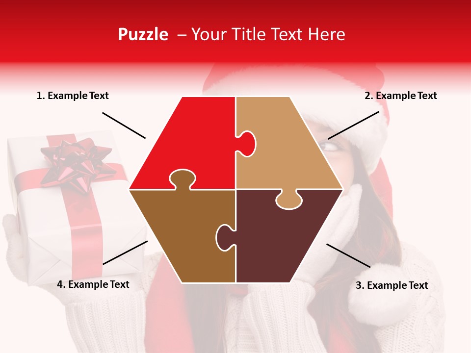 Claus Looking Excited PowerPoint Template