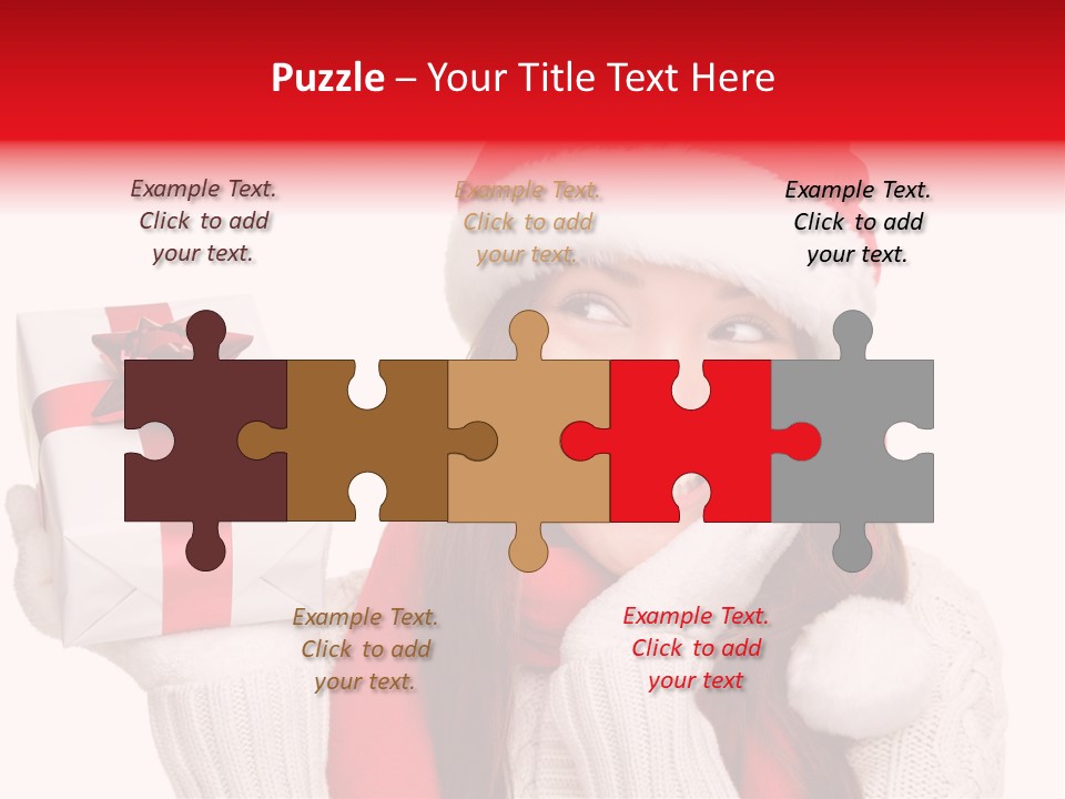 Claus Looking Excited PowerPoint Template