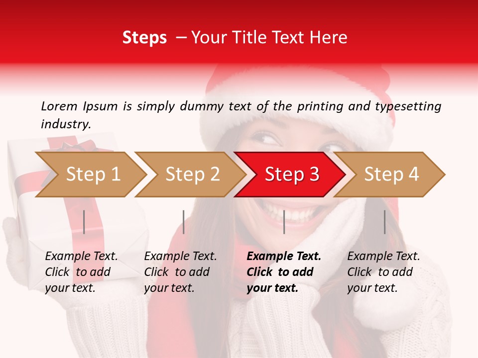 Claus Looking Excited PowerPoint Template
