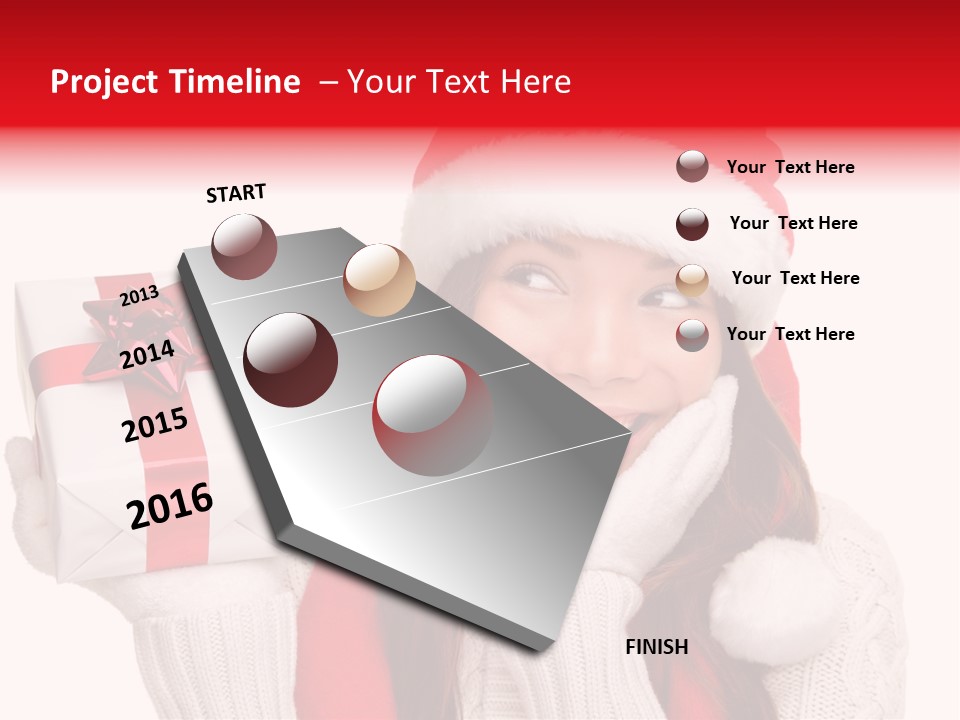 Claus Looking Excited PowerPoint Template