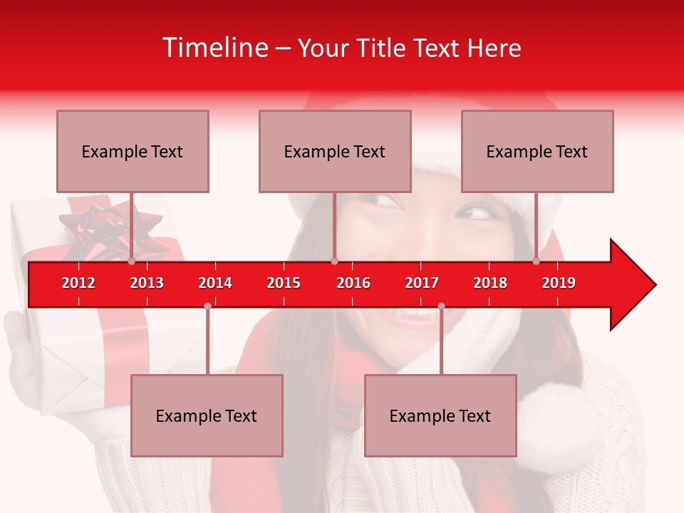 Claus Looking Excited PowerPoint Template