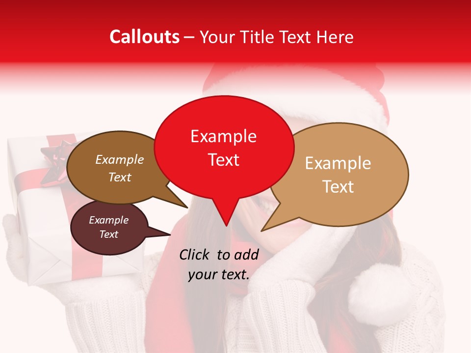 Claus Looking Excited PowerPoint Template