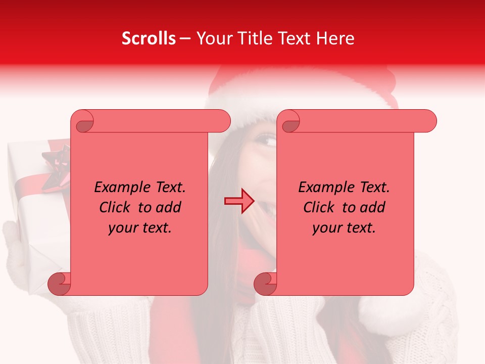 Claus Looking Excited PowerPoint Template