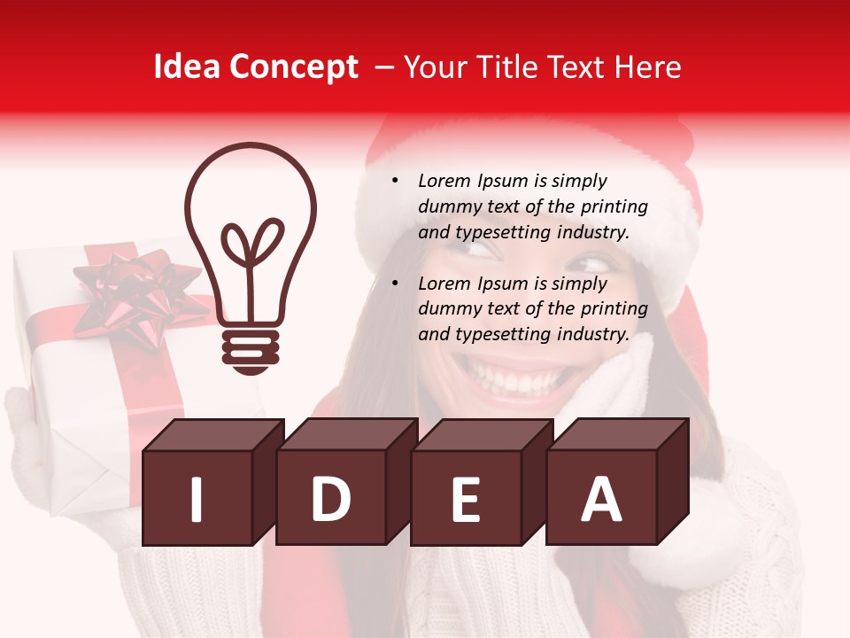 Claus Looking Excited PowerPoint Template