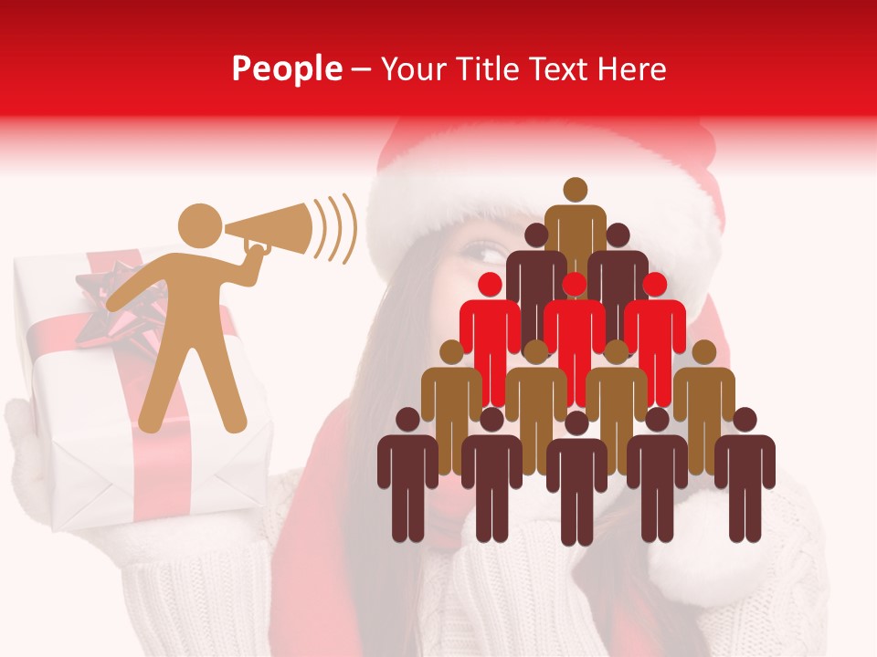 Claus Looking Excited PowerPoint Template