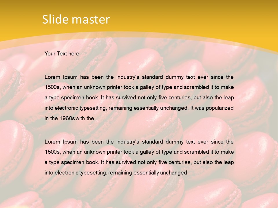 Snack Meal French PowerPoint Template