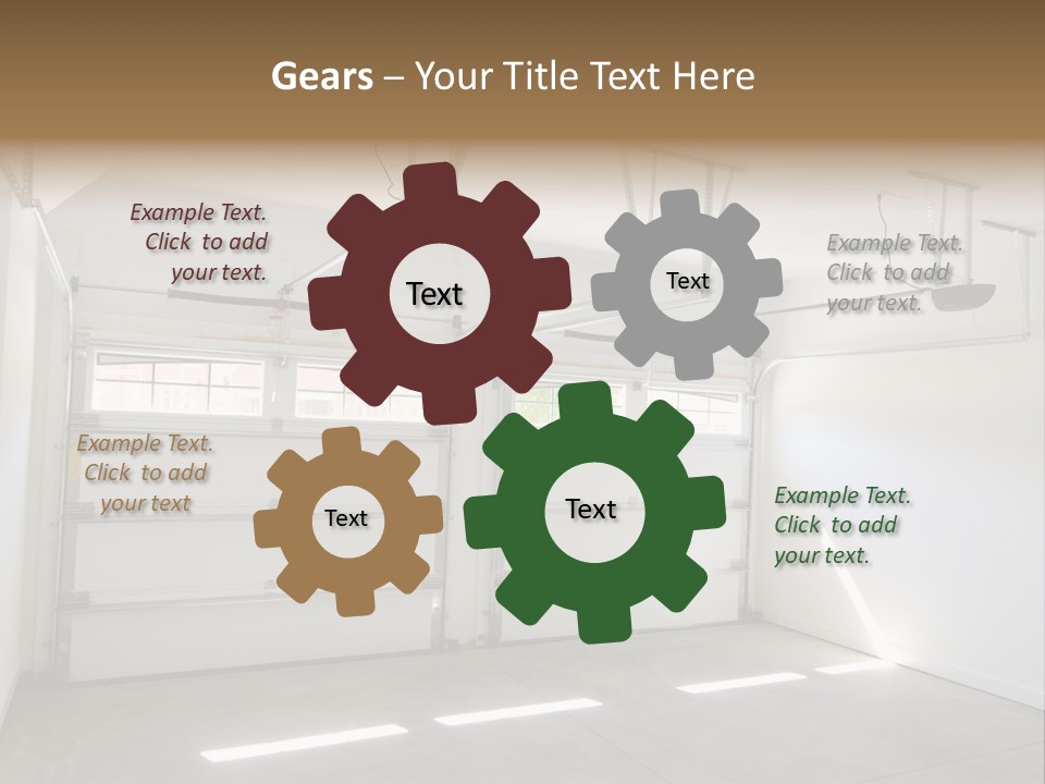 Rail Window Finished PowerPoint Template