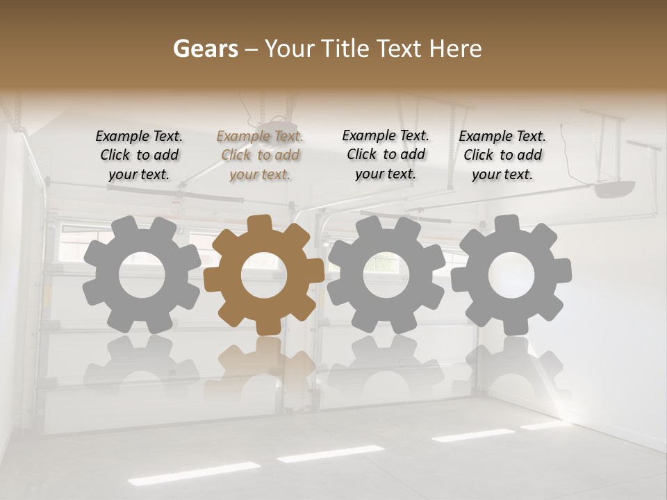 Rail Window Finished PowerPoint Template