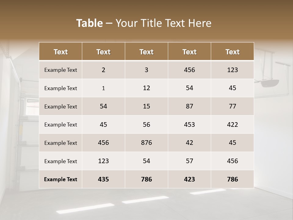 Rail Window Finished PowerPoint Template