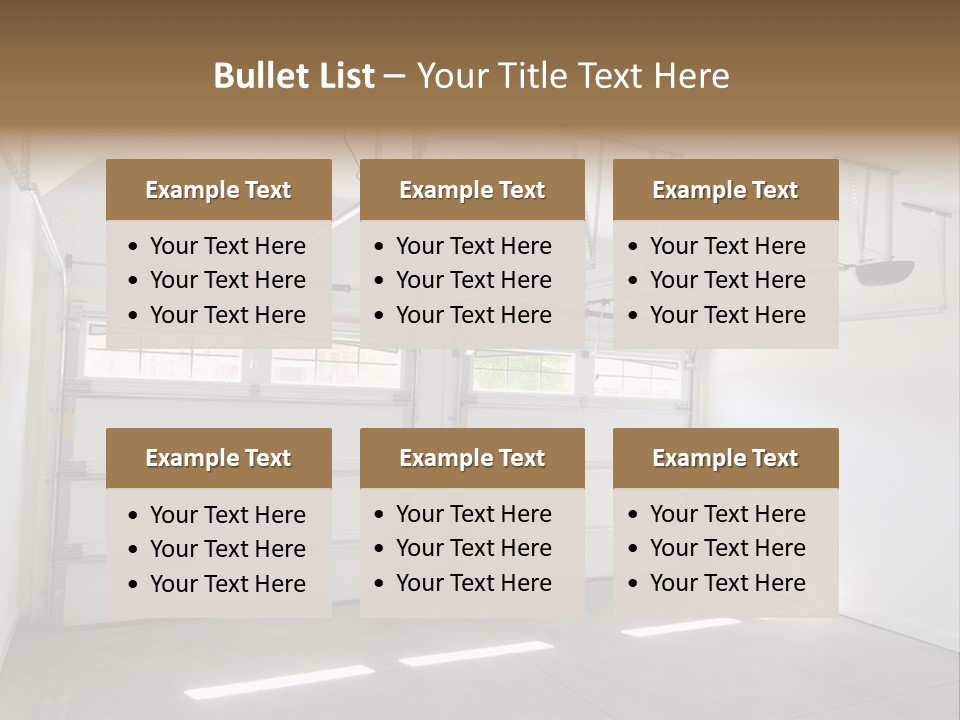 Rail Window Finished PowerPoint Template