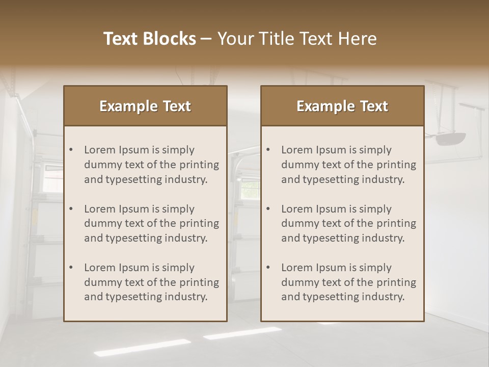 Rail Window Finished PowerPoint Template