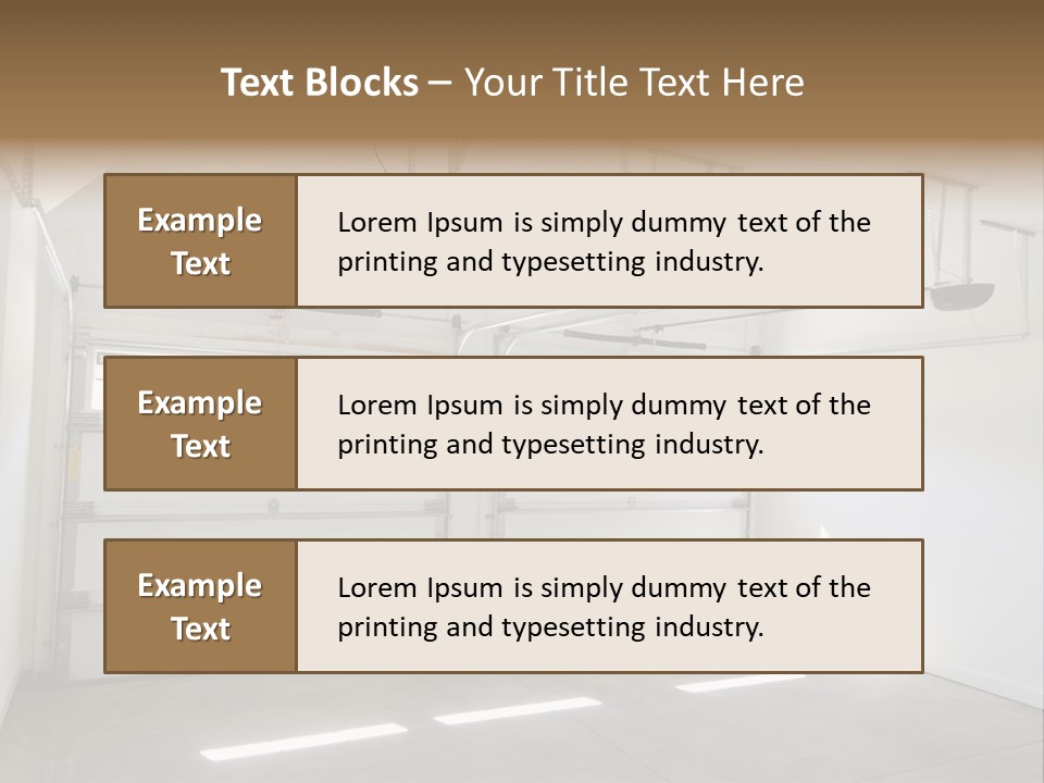 Rail Window Finished PowerPoint Template